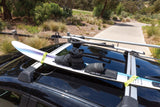 Jamec Pem Flex Grip used to holding two ski's in place for transporting on top of a car