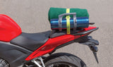 Jamec Pem Flex Grip used to hold object in place for transporting on the back seat of a motorbike 