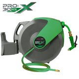 The Jamec Pem Garden Hose Reel includes a free water nozzle