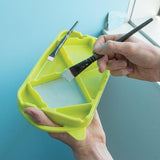 Jamec Pem Flex Grip Tray, Small size, out of box with paint within the mold of the tray and used for decorating.